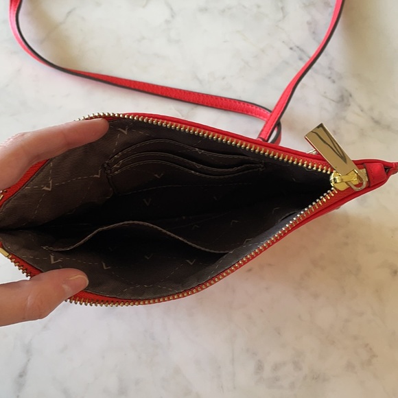 Vince Camuto Red Zipper Crossbody Purse - Picture 6 of 9